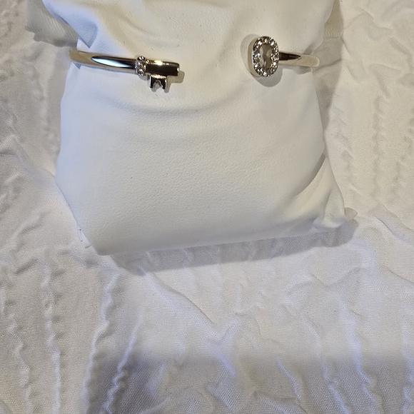 Kate Spade Gold Bangle with Crystal Charm - Picture 2 of 5